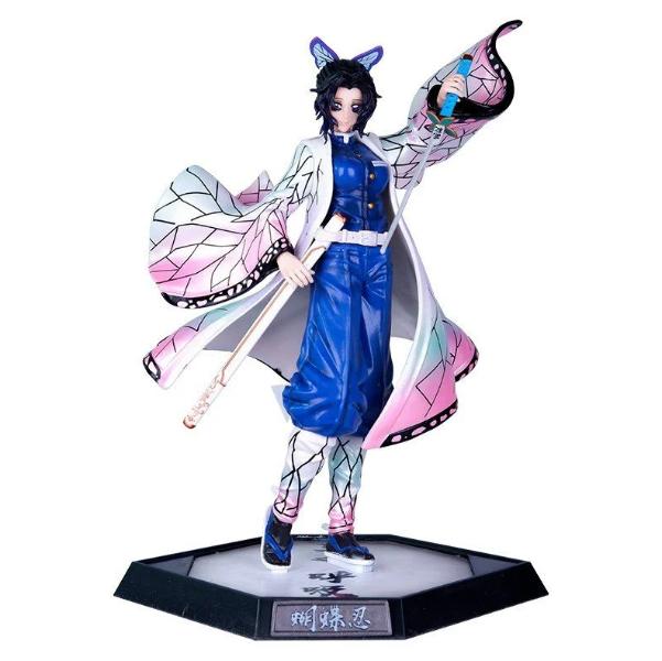 Hàng Box Nhựa - Mô Hình Kimetsu No Yaiba Shinobu dáng đứng chiến đấu cao 29cm nặng 800 gram - Figure Thanh gươm diệt quỷ - Có Vỏ Hộp màu - N4-K1-BL1 - N1-K19-T1-S2