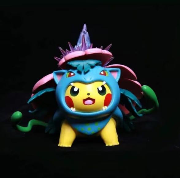 Hàng Cao Cấp - Mô Hình Pokemon pikachu cosplay Fushigibana mega bản cao cấp
