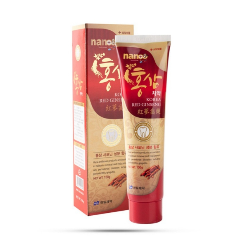 Kem đánh răng hồng sâm Hanil Hàn Quốc chính hãng hộp 150g