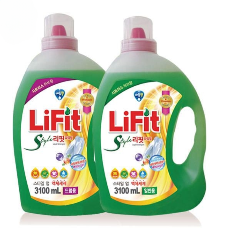 Nước giặt quần áo Bubble Wick Lipit can 3100ml Hàn Quốc