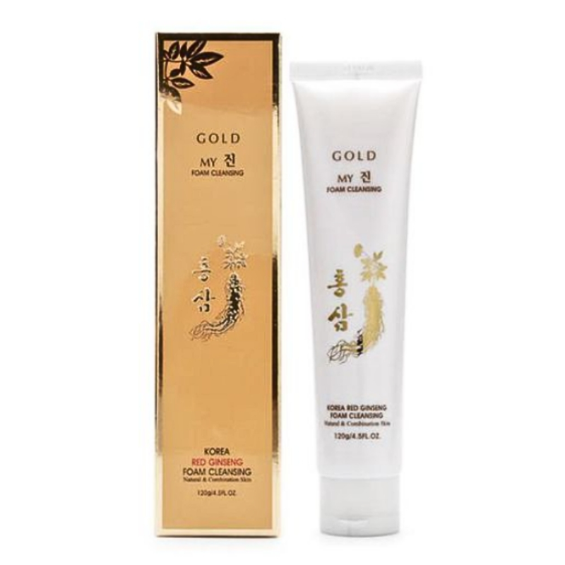 Sữa rửa mặt hồng sâm My Gold Hàn Quốc chính hãng hộp vàng 120g