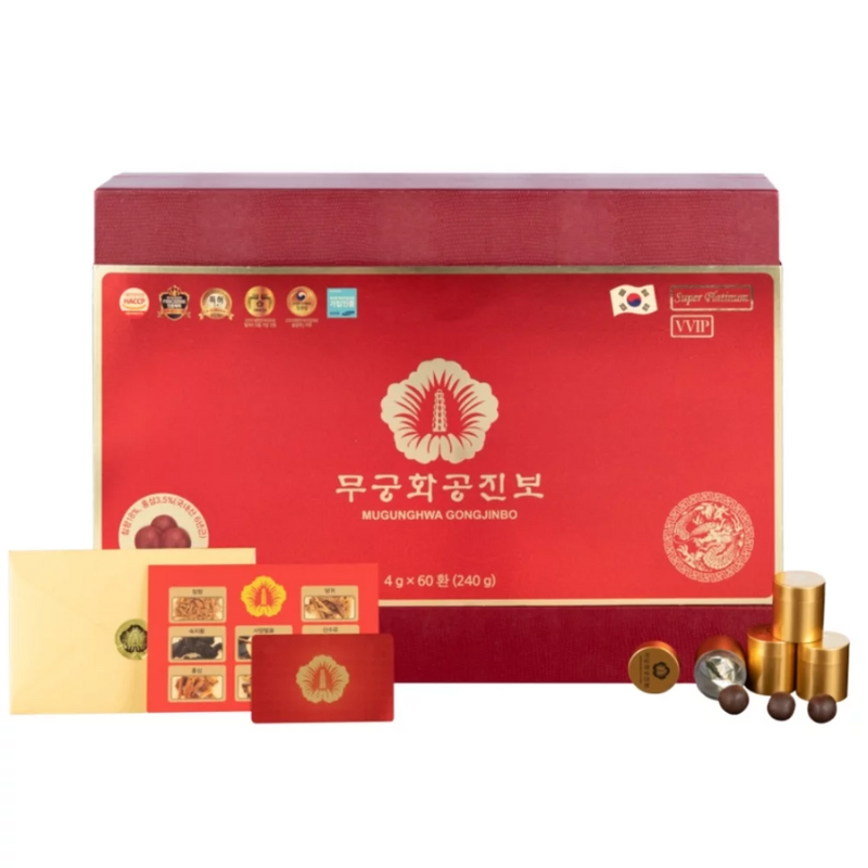 An cung chính phủ hàn quốc Mugungwa thượng hạng hộp 60 viên
