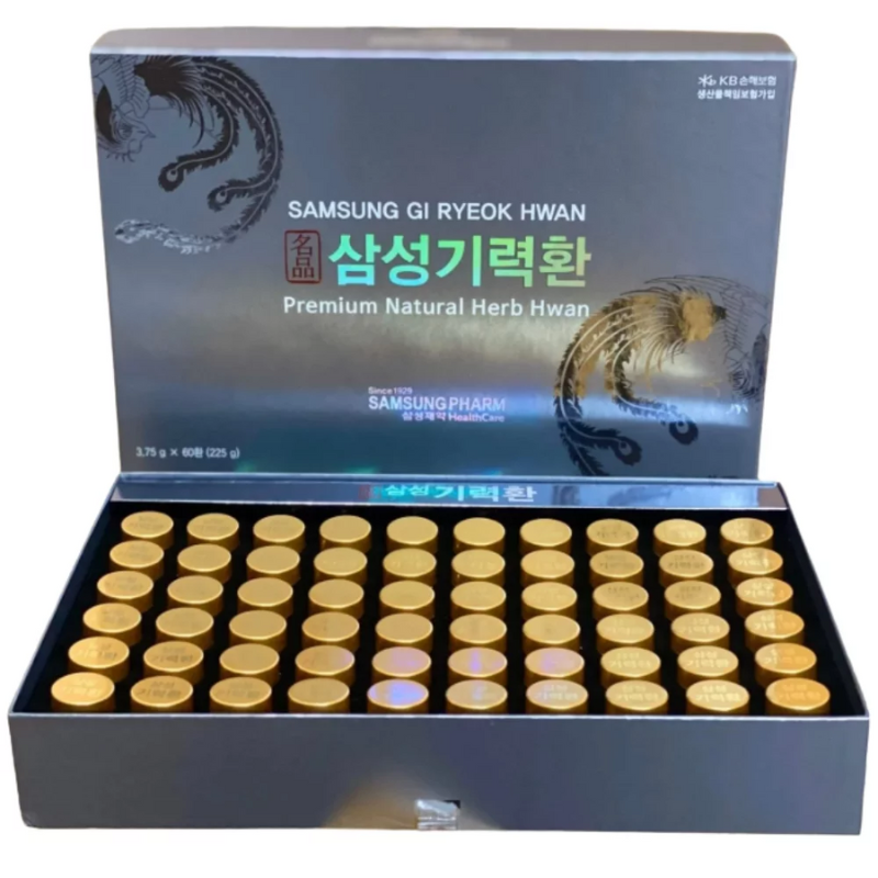 An cung ngưu hoàng hàn quốc Samsung Gi Ryeok Hwan hộp 60 viên