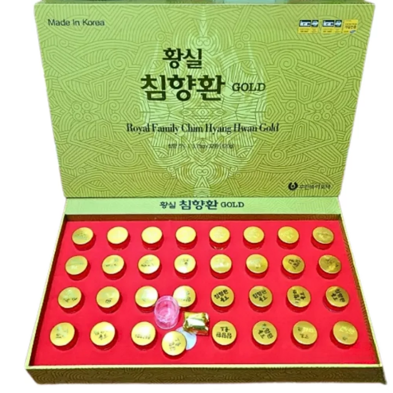 An cung trầm hương Woorin Biotech hàn quốc thượng hạng hộp 32 viên