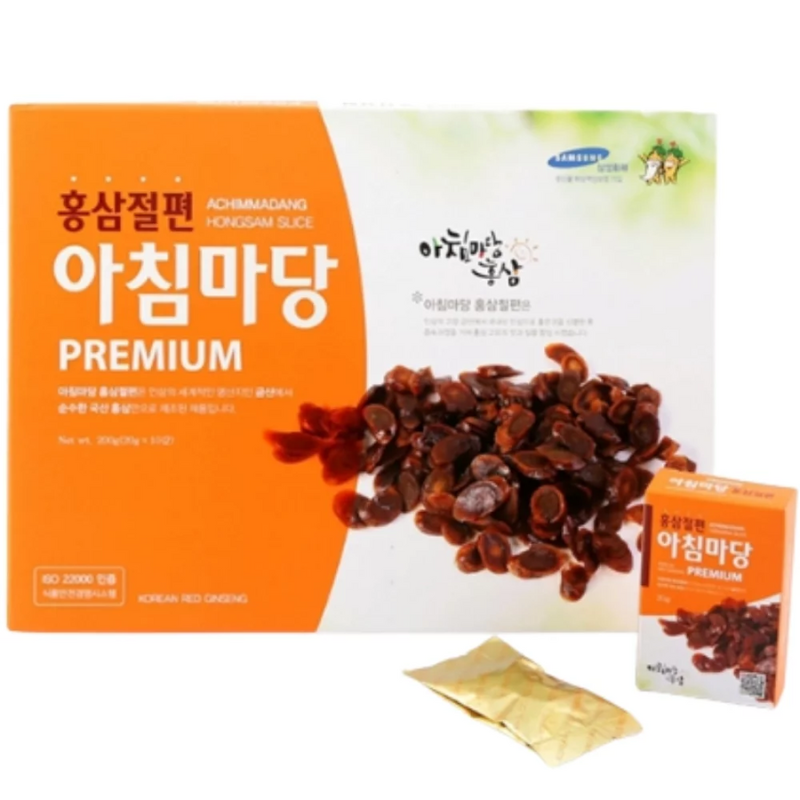 Hồng sâm lát tẩm mật ong Achimmadang hàn quốc, hộp 200g
