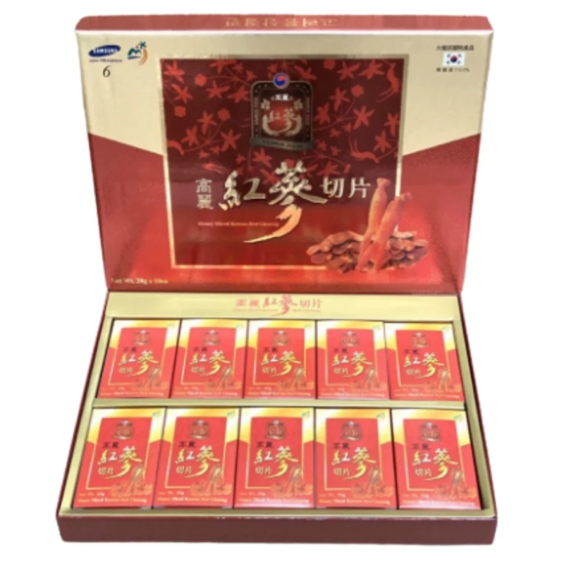 Hồng sâm lát tẩm mật ong Sambok hàn quốc chính hãng, hộp 200g