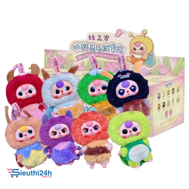 Blinbox babythree côn trùng blind box set 8 ngẫu nhiên
