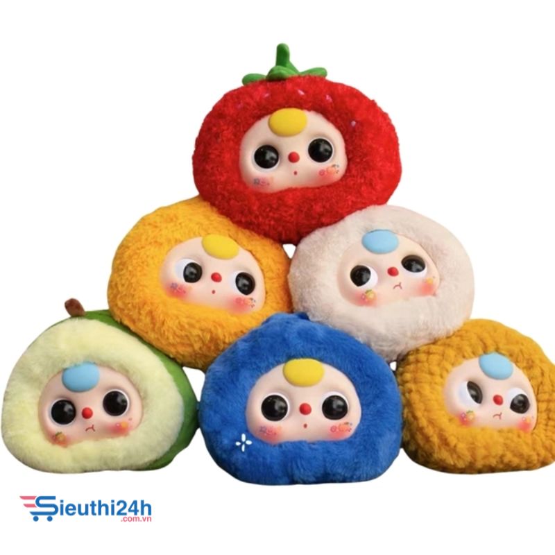 Blinbox babythree trái cây blind box set 6 ngẫu nhiên