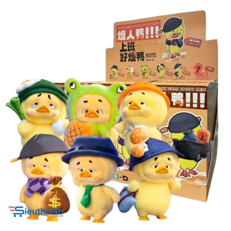 Blinbox hộp lẻ Upset Duck v1 blind box ngẫu nhiên