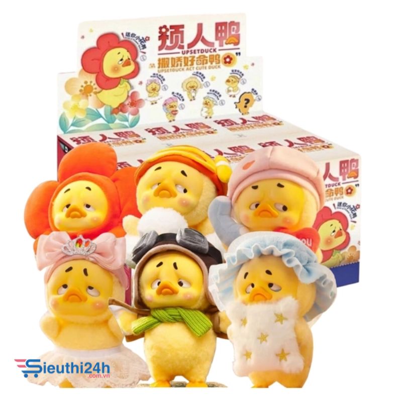 Blinbox hộp lẻ Upset Duck v2 blind box ngẫu nhiên