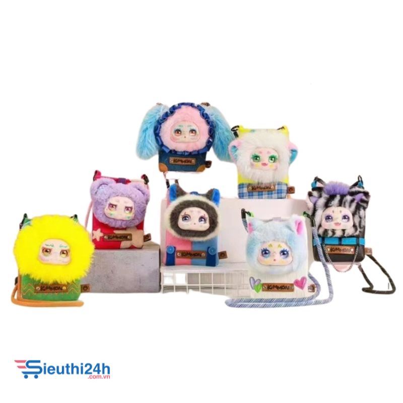 Blinbox kinmon túi xách blind box set 6 ngẫu nhiên