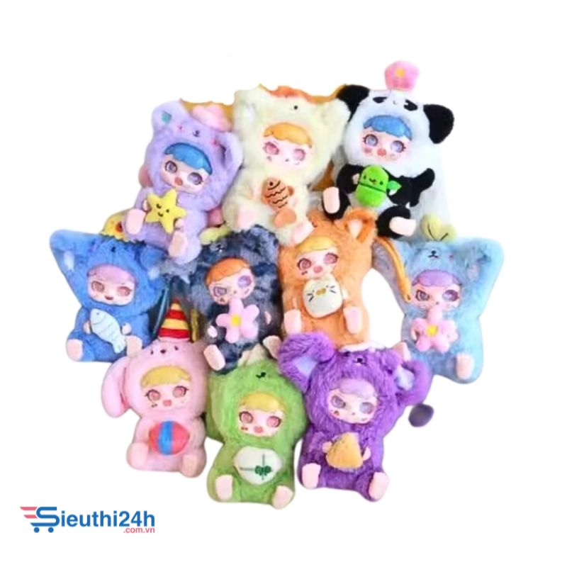 Blinbox manchao ngoáy đuôi blind box set 8 ngẫu nhiên