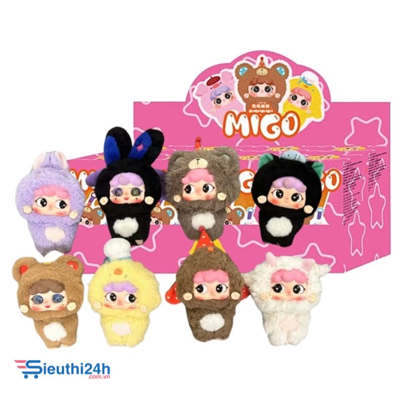 Blinbox migo blind box set 8 ngẫu nhiên