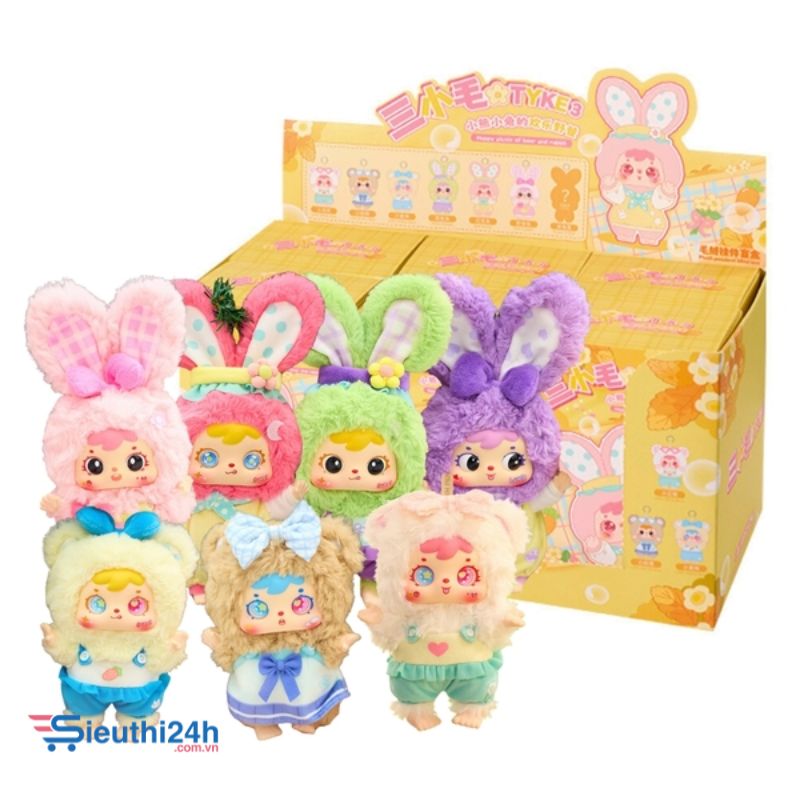 Blinbox thỏ tyke blind box set 6 ngẫu nhiên