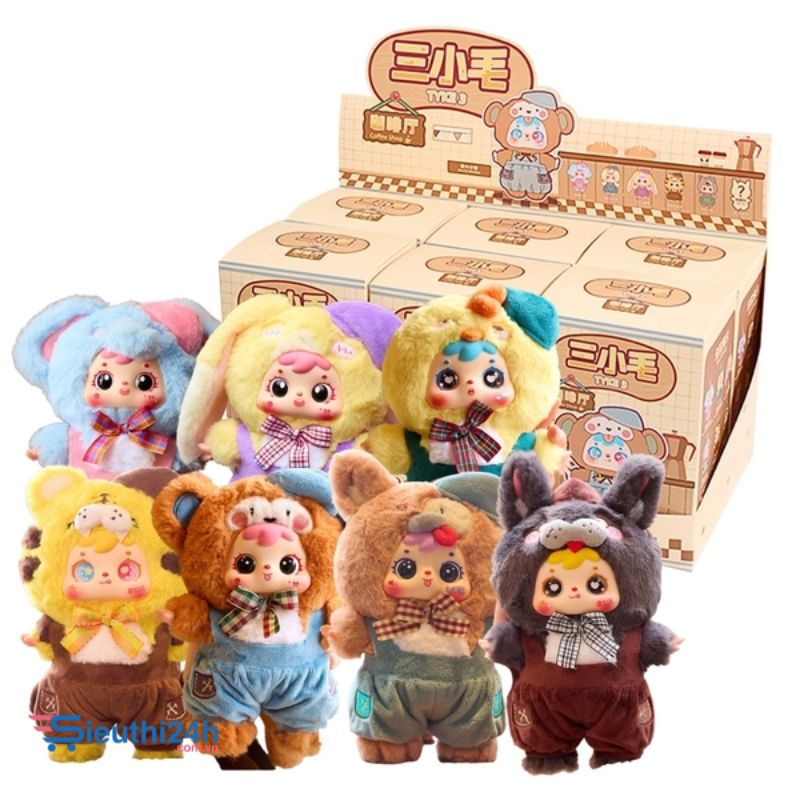 Blinbox tyke cafe blind box set 6 ngẫu nhiên