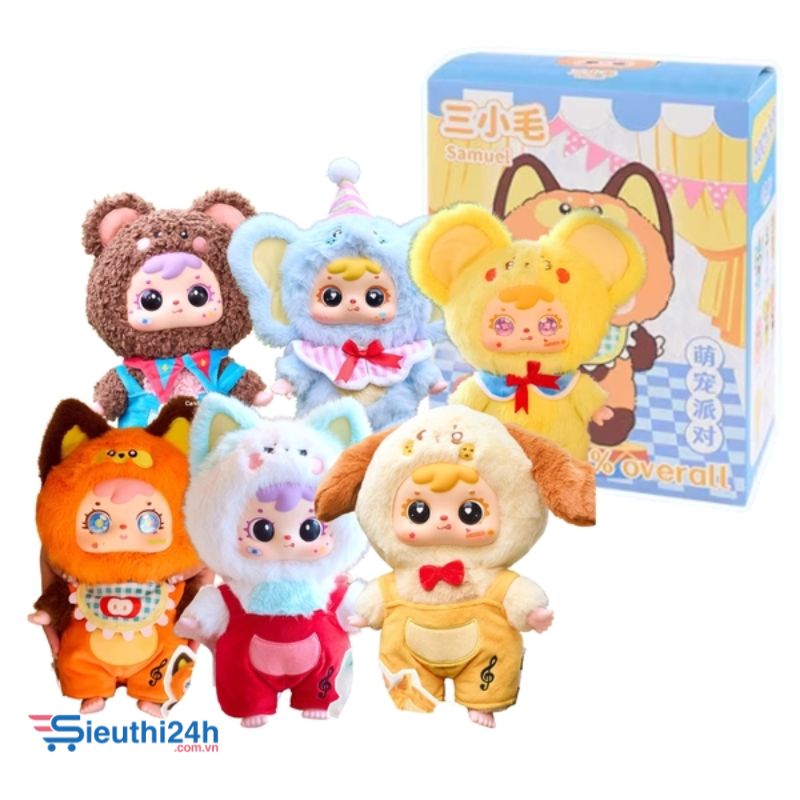 Blinbox Tyke3 400% + mắt xoay + quần áo blind box ngẫu nhiên