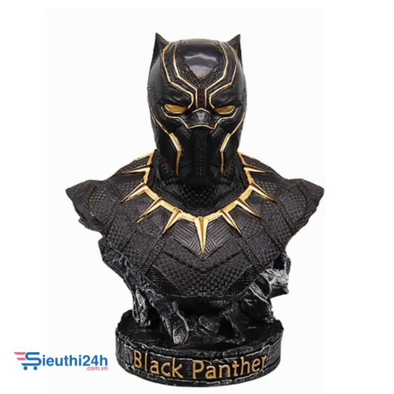 Mô Hình Avenger Tượng bán thân Black Panther vàng ( Báo Đen )