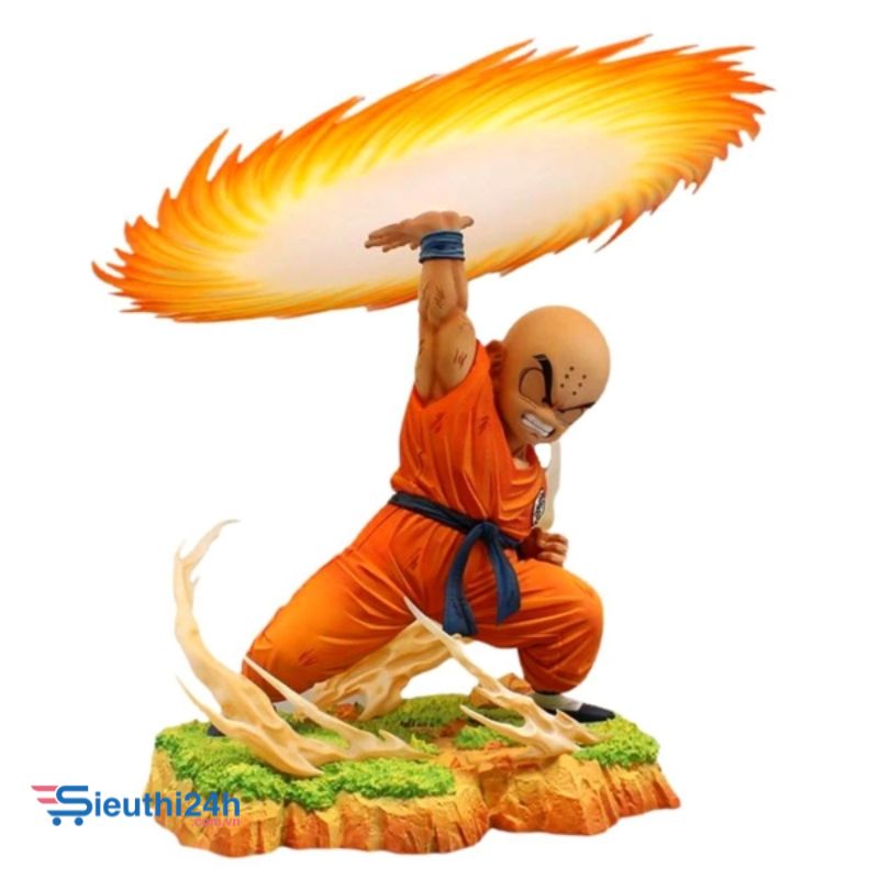 Mô Hình DragonBall Earth Krillin sử dụng Lưỡi Cưa Khí
