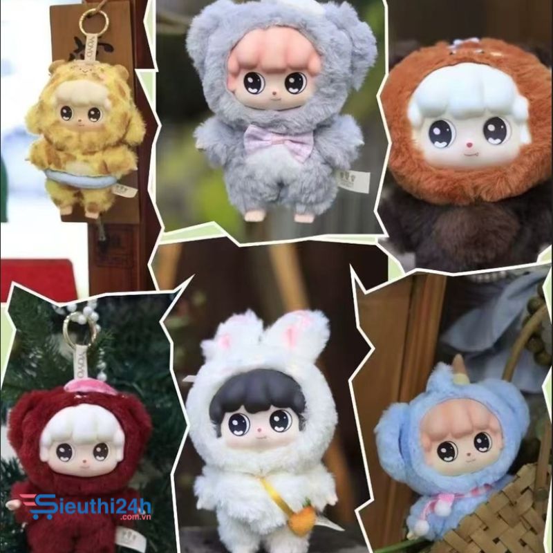 YOYO sở Thú blind box set 6 ngẫu nhiên
