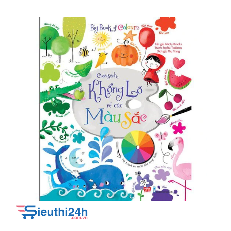 Sách tương tác - Big book - Cuốn sách khổng lồ về các màu sắc (tái bản 2018)