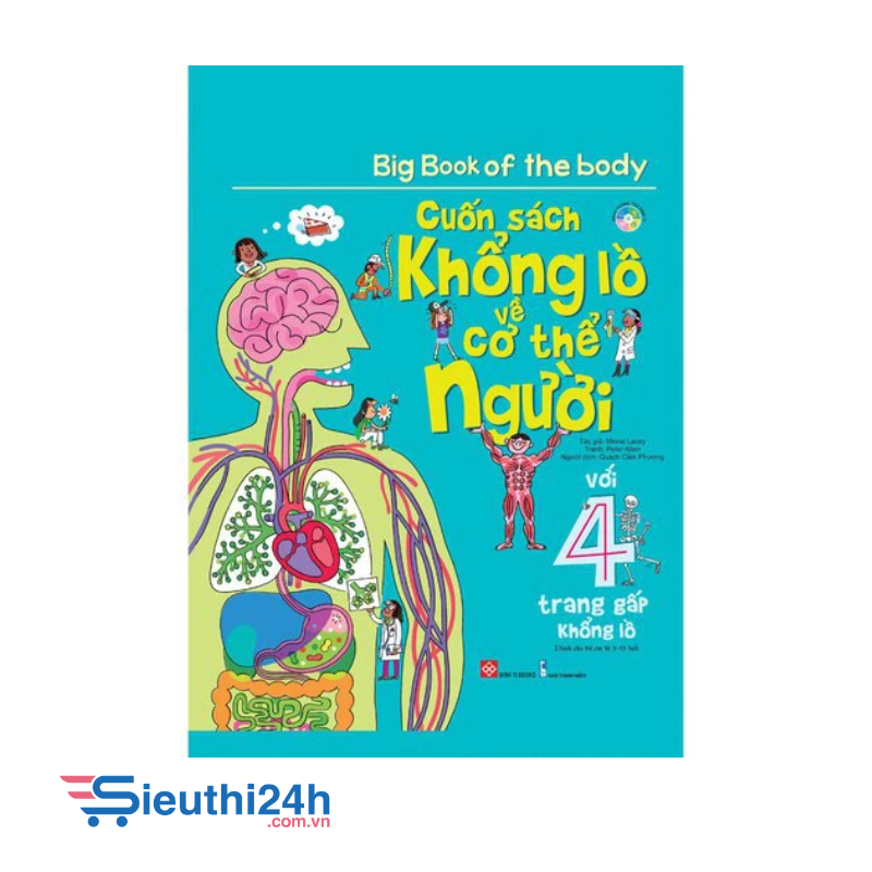 Sách tương tác - Big book - Cuốn sách khổng lồ về cơ thể người
