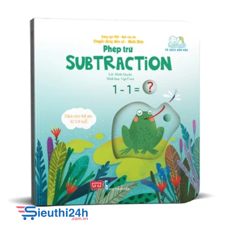 Sách tương tác - Chuyển động đếm số - Math slide - Phép trừ - Subtraction