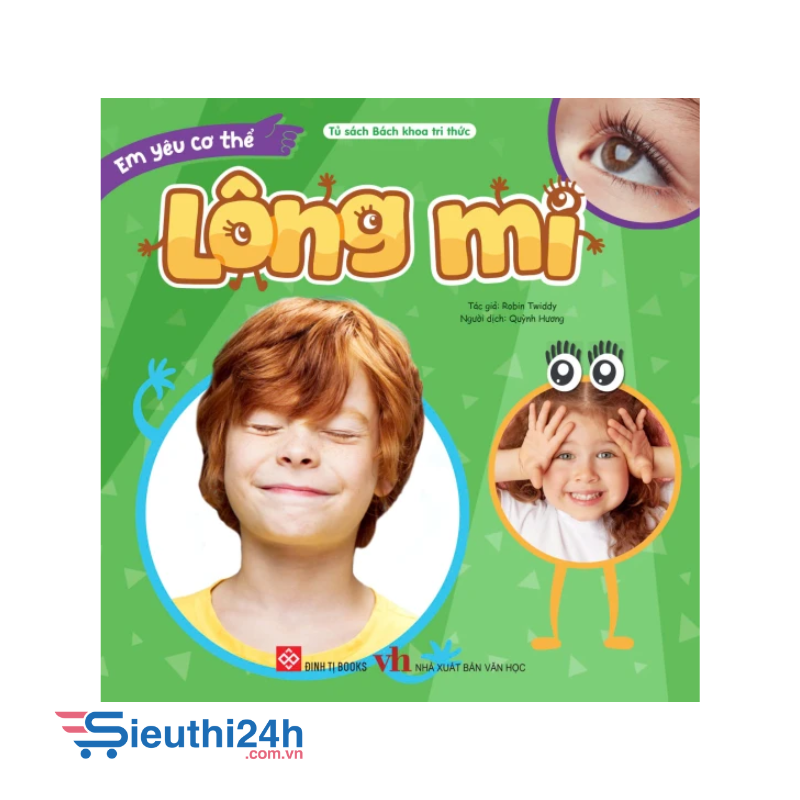 Sách Em yêu cơ thể - Lông mi