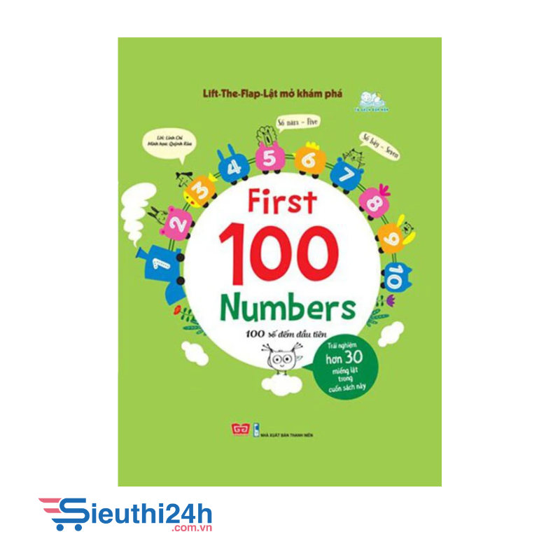 Lift-The-Flap-Lật mở khám phá - First 100 Numbers - 100 số đếm đầu tiên
