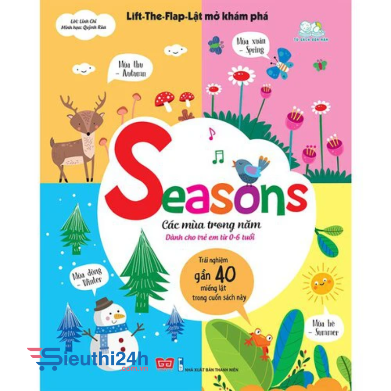 Sách Lift-The-Flap-Lật mở khám phá - Seasons - Các mùa trong năm