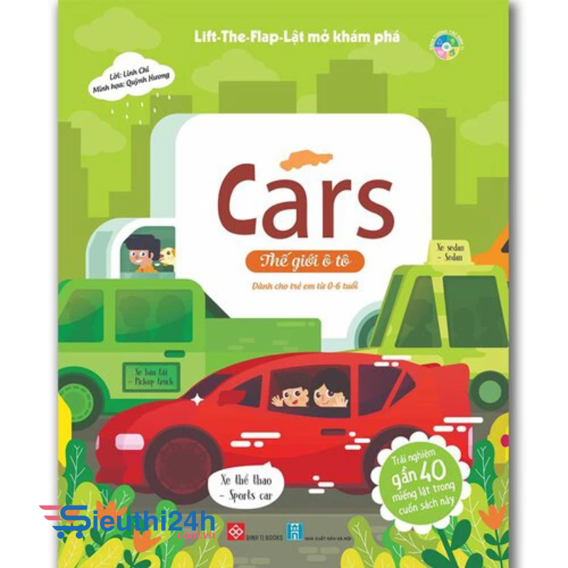 Sách Lift-the-flap - Lật mở khám phá - Cars - Thế giới ô tô