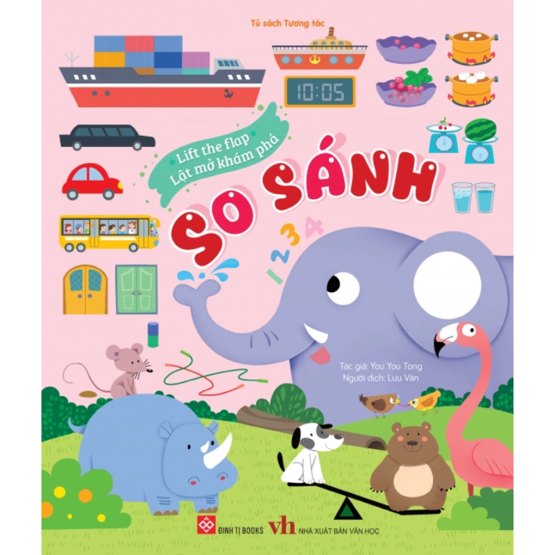 Sách Lift the flap - Lật mở khám phá - So sánh