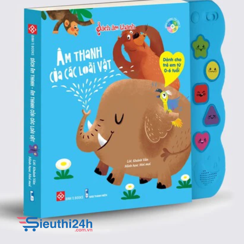 Sách tương tác - Sách âm thanh - Âm thanh của các loài vật