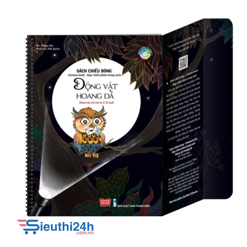 Sách tương tác - Sách chiếu bóng - Cinema book - Rạp chiếu phim trong sách - Động vật hoang dã