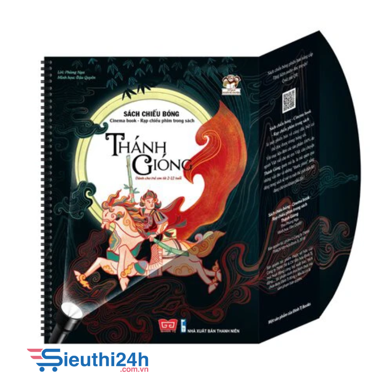 Sách tương tác - Sách chiếu bóng - Cinema book - Rạp chiếu phim trong sách - Thánh Gióng