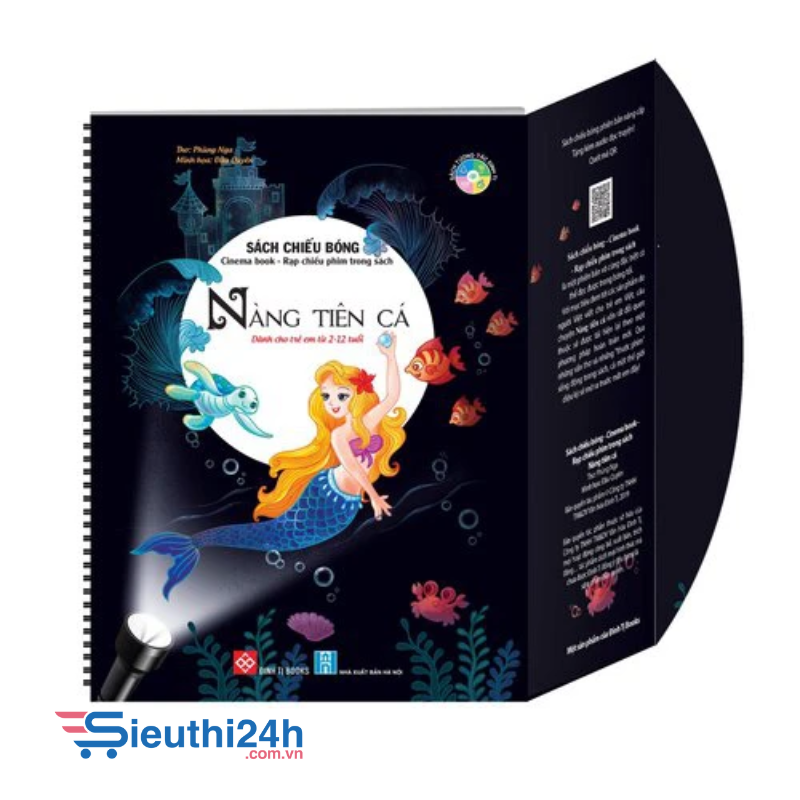 Sách tương tác - Sách chiếu bóng - Cinema book - Rạp chiếu phim trong sách - Nàng Tiên Cá
