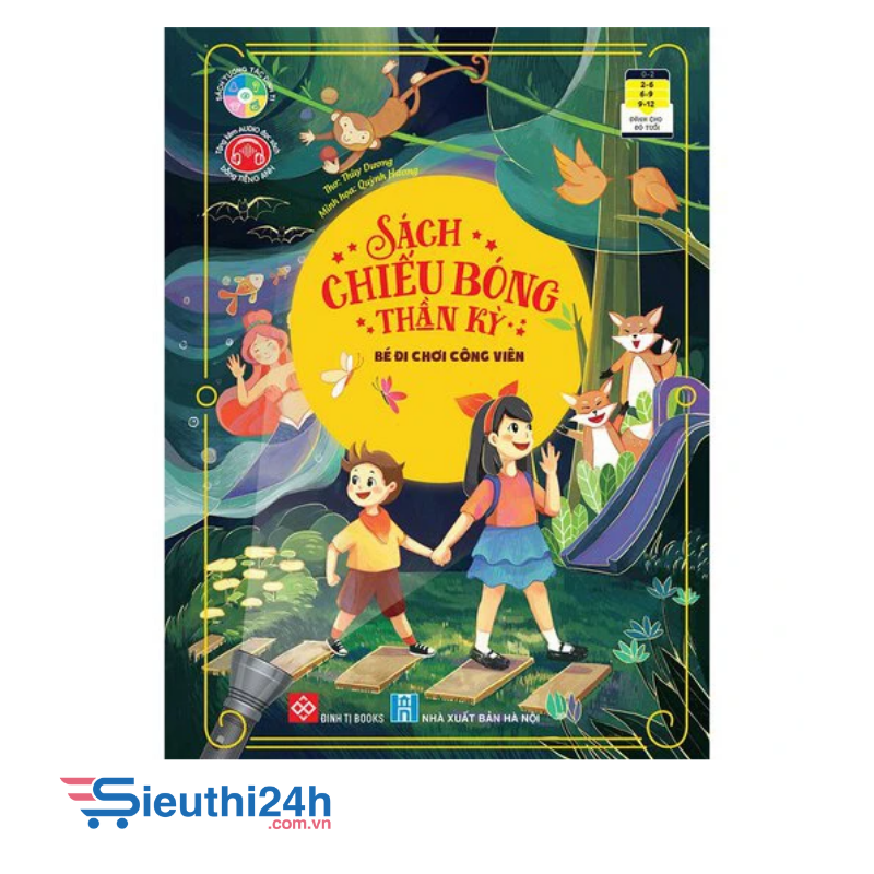 Sách chiếu bóng thần kỳ - Bé đi chơi công viên