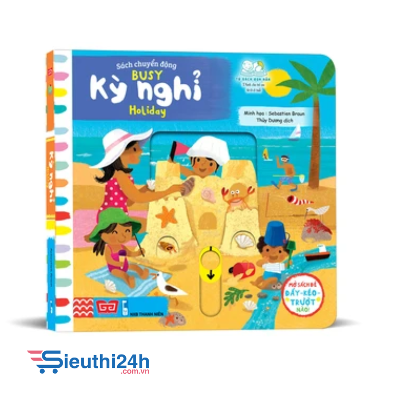 Sách tương tác - Sách chuyển động - Busy - Holiday - Kỳ nghỉ