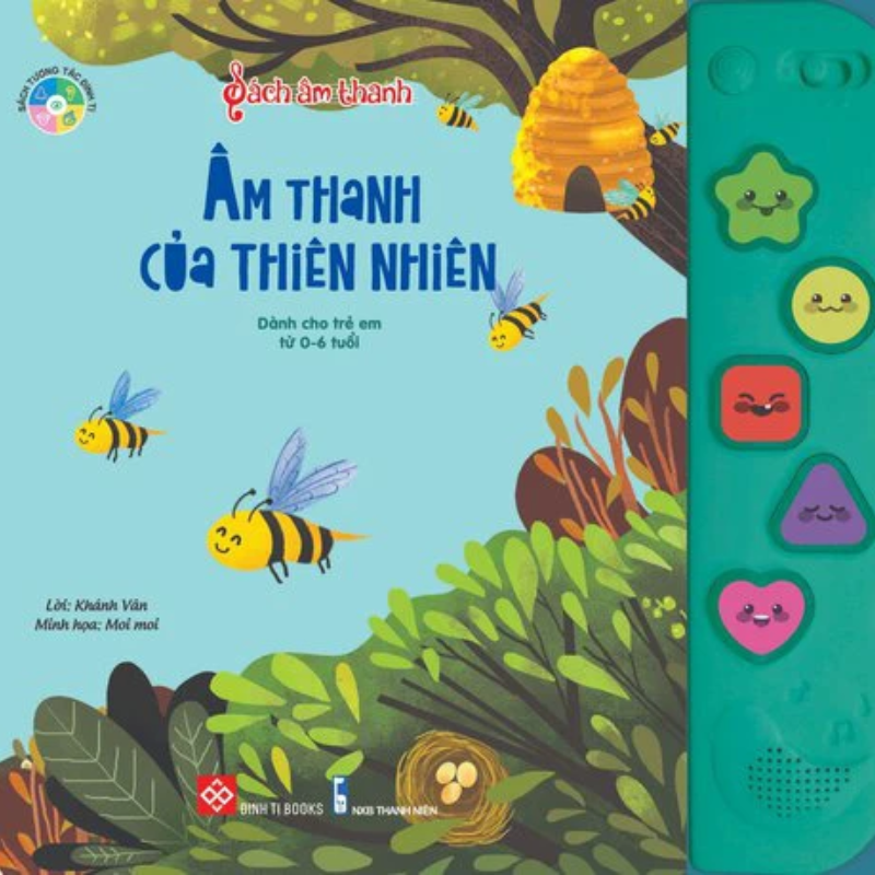 Sách tương tác - Sách âm thanh - Âm thanh của thiên nhiên (Tái bản)