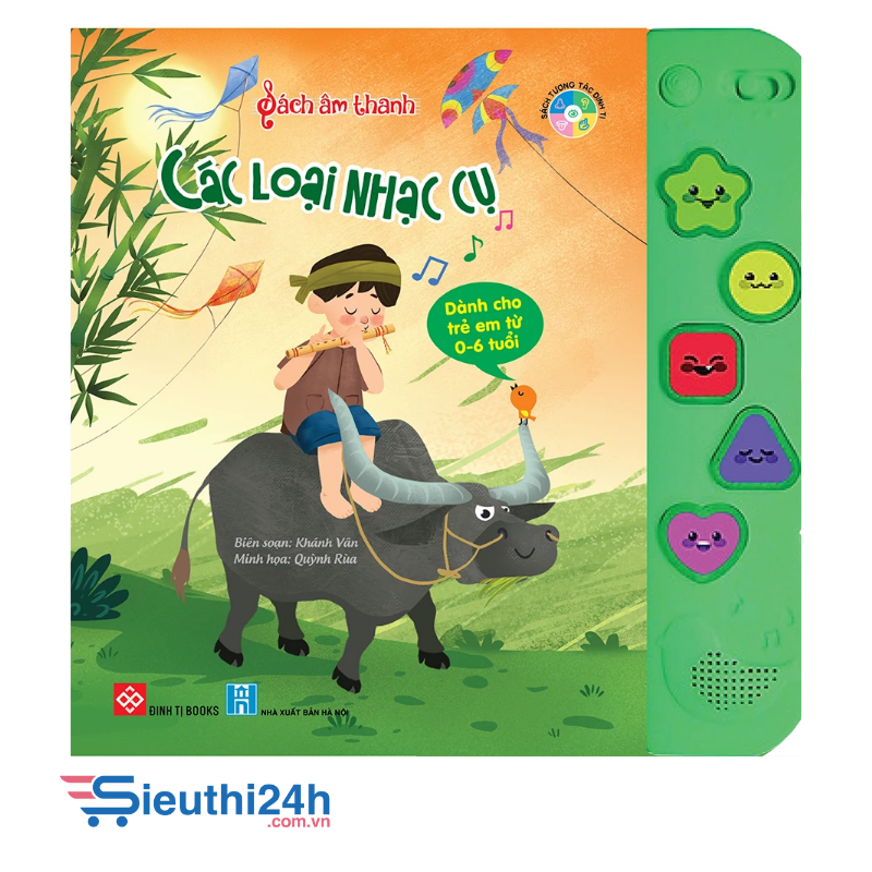 Sách tương tác - Sách âm thanh - Các loại nhạc cụ