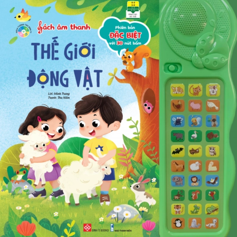 Sách tương tác - Sách âm thanh - Thế giới động vật