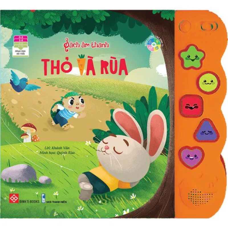 Sách tương tác - Sách âm thanh - Thỏ và Rùa