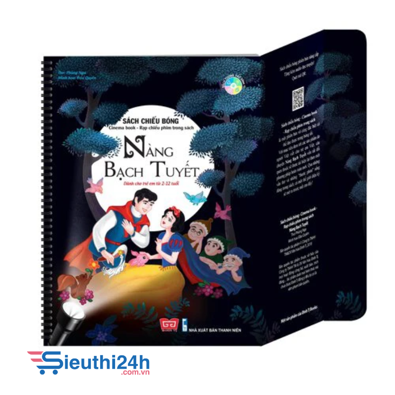 Sách tương tác - Sách chiếu bóng - Cinema book - Rạp chiếu phim trong sách - Nàng Bạch Tuyết