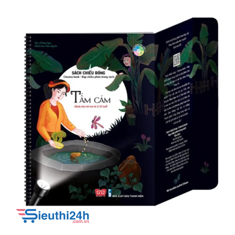 Sách tương tác - Sách chiếu bóng - Cinema book - Rạp chiếu phim trong sách - Tấm Cám