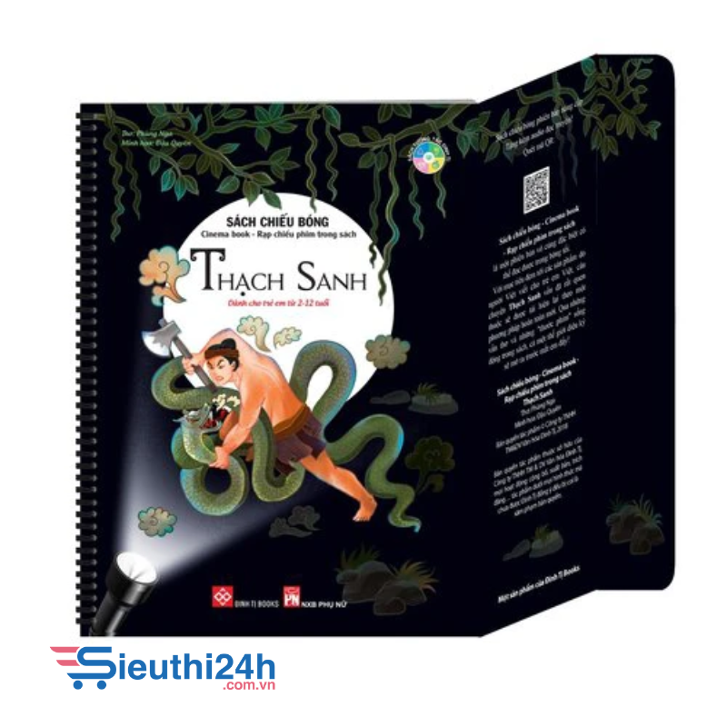 Sách tương tác - Sách chiếu bóng - Cinema book - Rạp chiếu phim trong sách - Thạch Sanh