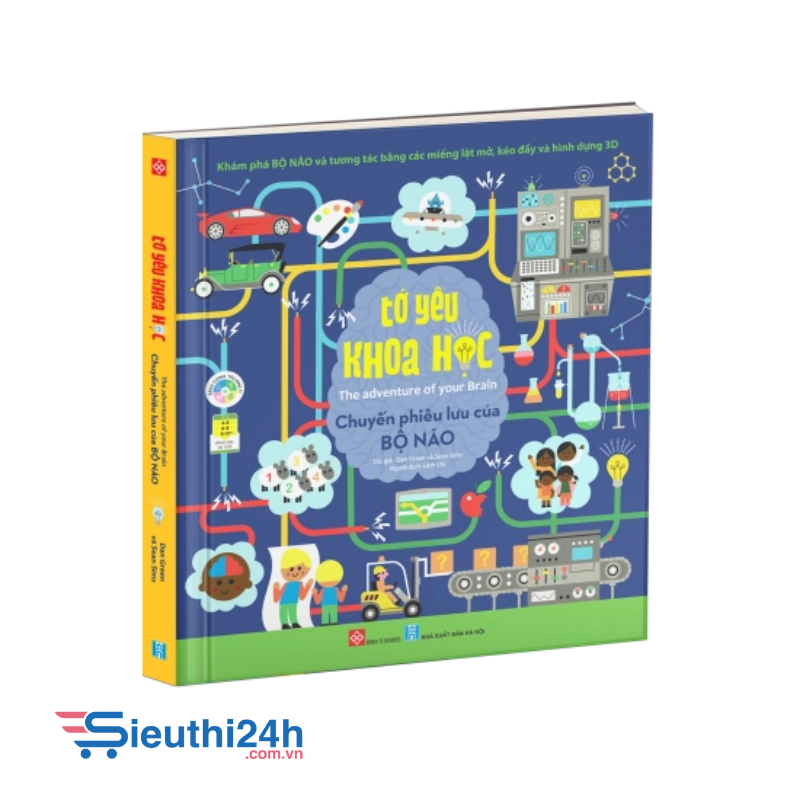 Sách Tớ yêu khoa học - The adventure of your brain - Chuyến phiêu lưu của BỘ NÃO