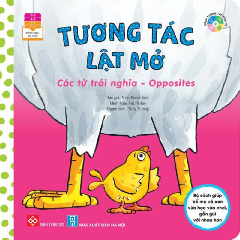 Tương tác lật mở - Các từ trái nghĩa - Opposites