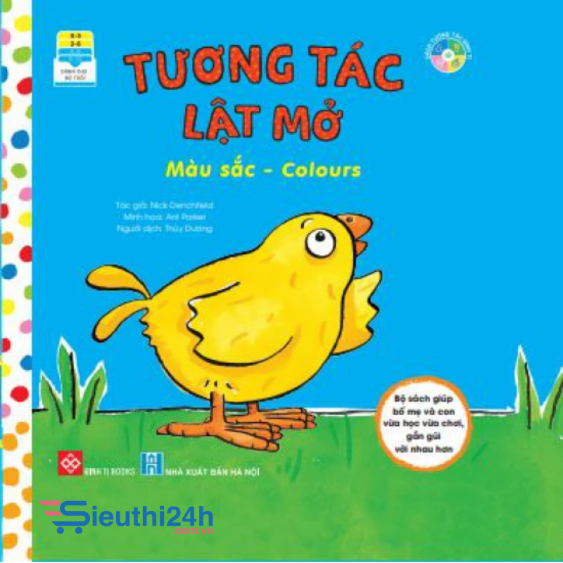 Sách tương tác lật mở - Màu sắc - Colours 69N