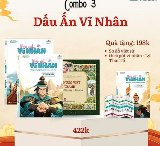 Combo 3 Cuốn Sách Dấu Ấn Vĩ Nhân