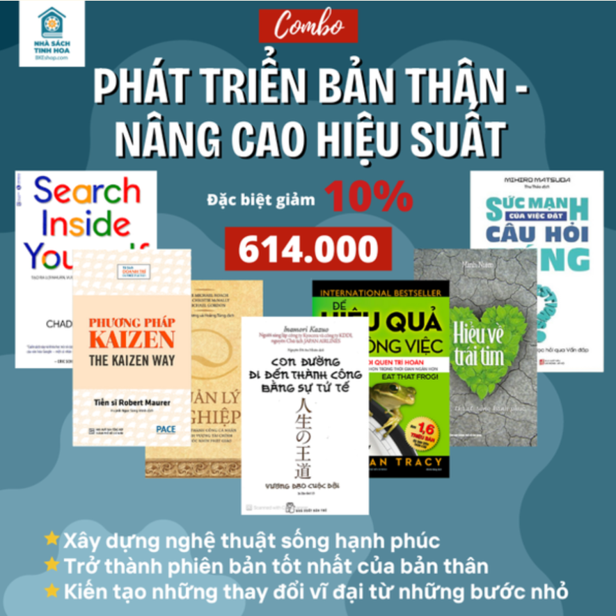 Combo Sách Phát Triển Bản Thân Nâng Cao Hiệu Suất
