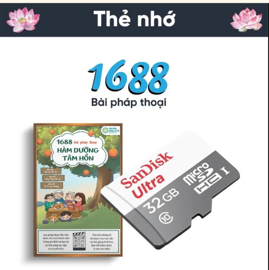 Thẻ Nhớ Pháp Thoại 1688 Bài Hàm Dưỡng Tâm Hồn